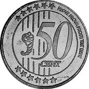Russia 50 Euro Cent (Caucasia Chechnya Fantasy Pattern) X# Pn6 50 CENT PROVE PROVA PROBE TEST ESSAI coin reverse Russia 50 Euro Cent (Caucasia Chechnya Fantasy Pattern) X# Pn6 50 CENT PROVE PROVA PROBE TEST ESSAI coin reverse