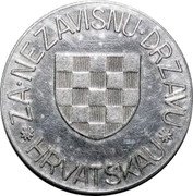 Croatia 50 Kuna (Fantasy Coinage) X# 2 ZA NEZAVISNU DRZAVU HRVATSKAU coin obverse Croatia 50 Kuna (Fantasy Coinage) X# 2 ZA NEZAVISNU DRZAVU HRVATSKAU coin obverse