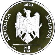 Moldova 50 Lei Igor Vieru. 100 Years Since Birth 2023  Proof REPUBLICA 2023 MOLDOVA 50 AG 999 LEI 16,5 G coin obverse Moldova 50 Lei Igor Vieru. 100 Years Since Birth 2023  Proof REPUBLICA 2023 MOLDOVA 50 AG 999 LEI 16,5 G coin obverse