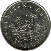 Croatia 50 Lipa Circulation Coin. Flowers 2013 KM# 8 VELEBITSKA DEGENIJA KK 1993. coin reverse Croatia 50 Lipa Circulation Coin. Flowers 2013 KM# 8 VELEBITSKA DEGENIJA KK 1993. coin reverse