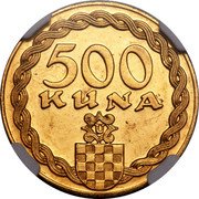 Croatia 500 Kuna Kingdom Coinage. Reaper Woman 1941 KM# B3 500 KUNA U coin reverse Croatia 500 Kuna Kingdom Coinage. Reaper Woman 1941 KM# B3 500 KUNA U coin reverse