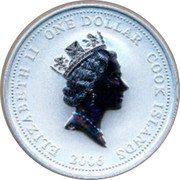 Cook Islands One Dollar Fire Engines 2006 Proof ELIZABETH II COOK ISLANDS 2006 ONE DOLLAR coin obverse Cook Islands One Dollar Fire Engines 2006 Proof ELIZABETH II COOK ISLANDS 2006 ONE DOLLAR coin obverse