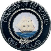 Cook Islands One Dollar Gunships of the world 1 2006 GUNSHIPS OF THE WORLD ONE DOLLAR coin reverse Cook Islands One Dollar Gunships of the world 1 2006 GUNSHIPS OF THE WORLD ONE DOLLAR coin reverse