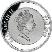 Fiji One Dollar THe King James Bible 2010  Proof ELIZABETH II FIJI 2010 coin obverse Fiji One Dollar THe King James Bible 2010  Proof ELIZABETH II FIJI 2010 coin obverse