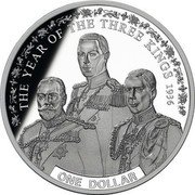 Fiji One Dollar Year of the Three Kings 1936 2010 THE YEAR OF THE THREE KINGS 1936 ONE DOLLAR coin reverse Fiji One Dollar Year of the Three Kings 1936 2010 THE YEAR OF THE THREE KINGS 1936 ONE DOLLAR coin reverse