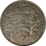 Croatia Tallero St. Blaze 1725 KM# A16 REIP RHAC DVCAT ET SEM 17 25 coin reverse Croatia Tallero St. Blaze 1725 KM# A16 REIP RHAC DVCAT ET SEM 17 25 coin reverse