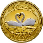 Cook Islands Ten Dollars (Love is Precious) 1/4 OZ. PURE GOLD LOVE IS PRECIOUS coin reverse Cook Islands Ten Dollars (Love is Precious) 1/4 OZ. PURE GOLD LOVE IS PRECIOUS coin reverse