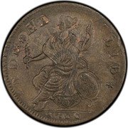 USA 1/2 Penny (Mailed Bust Left) INDE ET LIB 1788 coin reverse USA 1/2 Penny (Mailed Bust Left) INDE ET LIB 1788 coin reverse