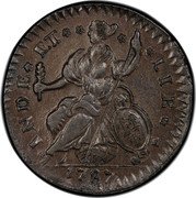 USA 1/2 Penny (Token) INDE ET LIB coin reverse USA 1/2 Penny (Token) INDE ET LIB coin reverse