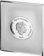 Cook Islands 1/4 Dollar Elizabeth II Chalk Cliffs on Rugen 2016  Proof ELIZABETH II COOK ISLANDS 1/4 DOLLAR IRB 2016 coin obverse Cook Islands 1/4 Dollar Elizabeth II Chalk Cliffs on Rugen 2016  Proof ELIZABETH II COOK ISLANDS 1/4 DOLLAR IRB 2016 coin obverse