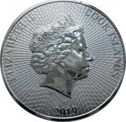 Cook Islands 1 Dollar Elizabeth II Bounty with webbing 2019 ELIZABETH II COOK ISLANDS IRB 2017 coin obverse Cook Islands 1 Dollar Elizabeth II Bounty with webbing 2019 ELIZABETH II COOK ISLANDS IRB 2017 coin obverse