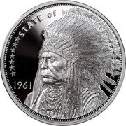 Cook Islands 1 Dollar Elizabeth II State of McDonald 2020  Proof STATE OF MCDONALD 1961 JI coin reverse Cook Islands 1 Dollar Elizabeth II State of McDonald 2020  Proof STATE OF MCDONALD 1961 JI coin reverse