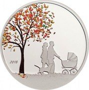 Cook Islands 1 Dollar Indian Summer Globe 2018 Prooflike 2018 coin reverse Cook Islands 1 Dollar Indian Summer Globe 2018 Prooflike 2018 coin reverse