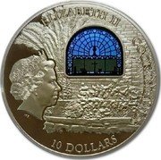 Cook Islands 10 Dollars Elizabeth II Dominus Flevit 2015  Proof ELIZABETH II COOK ISLANDS IRB 10 DOLLARS coin obverse