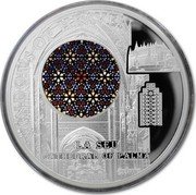 Cook Islands 10 Dollars Elizabeth II La Seu Cathedral of Palma 2016 Proof WINDOWS OF HEAVEN LA SEU CATHEDRAL OF PALMA 2016 coin reverse Cook Islands 10 Dollars Elizabeth II La Seu Cathedral of Palma 2016 Proof WINDOWS OF HEAVEN LA SEU CATHEDRAL OF PALMA 2016 coin reverse