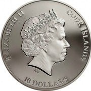 Cook Islands 10 Dollars Elizabeth II Mallard 2018  Proof ELIZABETH II COOK ISLANDS IRB 10 DOLLARS coin obverse Cook Islands 10 Dollars Elizabeth II Mallard 2018  Proof ELIZABETH II COOK ISLANDS IRB 10 DOLLARS coin obverse