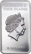 Cook Islands 10 Dollars Elizabeth II Statue of Liberty 2017  Proof ELIZABETH II COOK ISLANDS IRB 10 DOLLARS coin obverse Cook Islands 10 Dollars Elizabeth II Statue of Liberty 2017  Proof ELIZABETH II COOK ISLANDS IRB 10 DOLLARS coin obverse