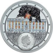 Cook Islands 10 Dollars Elizabeth II White House 2020 Black Proof ELIZABETH II COOK ISLANDS IRB 10 DOLLARS coin obverse Cook Islands 10 Dollars Elizabeth II White House 2020 Black Proof ELIZABETH II COOK ISLANDS IRB 10 DOLLARS coin obverse