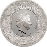 Cook Islands 10 Dollars Elizabeth II Windmill 2018  Prooflike ELIZABETH II COOK ISLANDS IRB 10 DOLLARS coin obverse Cook Islands 10 Dollars Elizabeth II Windmill 2018  Prooflike ELIZABETH II COOK ISLANDS IRB 10 DOLLARS coin obverse