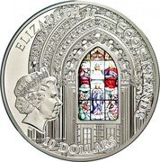 Cook Islands 10 Dollars Elizabeth II Zagreb Cathedral 2015  Proof ELIZABETH II COOK ISLANDS IRB 10 DOLLARS coin obverse