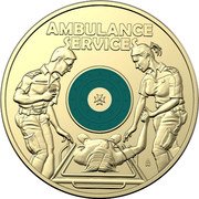 Australia 2 Dollars Ambulance Service. Commemorative 2023 Set AMBULANCE SERVICES AB coin reverse Australia 2 Dollars Ambulance Service. Commemorative 2023 Set AMBULANCE SERVICES AB coin reverse