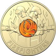 Australia 2 Dollars (Australian Firefighters. Commemorative) FIREFIGHTERS AS C coin reverse Australia 2 Dollars (Australian Firefighters. Commemorative) FIREFIGHTERS AS C coin reverse