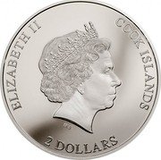 Cook Islands 2 Dollars Elizabeth II High Voltage 2018  Proof ELIZABETH II COOK ISLANDS IRB 2 DOLLARS coin obverse Cook Islands 2 Dollars Elizabeth II High Voltage 2018  Proof ELIZABETH II COOK ISLANDS IRB 2 DOLLARS coin obverse