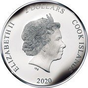 Cook Islands 2 Dollars Elizabeth II Joe Yabuki vs. Rikiishi Toru 2020 Proof ELIZABETH II 2 DOLLARS COOK ISLANDS IRB 2020 coin obverse Cook Islands 2 Dollars Elizabeth II Joe Yabuki vs. Rikiishi Toru 2020 Proof ELIZABETH II 2 DOLLARS COOK ISLANDS IRB 2020 coin obverse