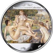 Cook Islands 2 Dollars Elizabeth II The Large Bathers 2020 Proof BEAUTY AU NATUREL COLLECTION .999 coin reverse Cook Islands 2 Dollars Elizabeth II The Large Bathers 2020 Proof BEAUTY AU NATUREL COLLECTION .999 coin reverse