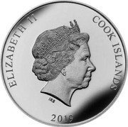 Cook Islands 2 Dollars (Elizabeth II Yoshikitty) ELIZABETH II COOK ISLANDS IRB 2019 coin obverse Cook Islands 2 Dollars (Elizabeth II Yoshikitty) ELIZABETH II COOK ISLANDS IRB 2019 coin obverse