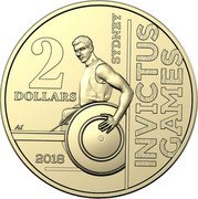 Australia 2 Dollars (The Invictus Games. Commemorative) INVICTUS GAMES 2 DOLLARS 2018 SYDNEY AS coin reverse Australia 2 Dollars (The Invictus Games. Commemorative) INVICTUS GAMES 2 DOLLARS 2018 SYDNEY AS coin reverse