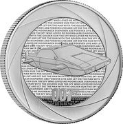 UK 2 Pounds (Wet Nellie) THE SPY WHO LOVED ME 007 coin reverse