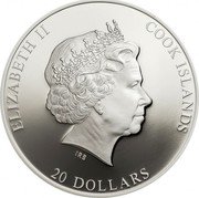 Cook Islands 20 Dollars Elizabeth II Christ's Entry into Jerusalem 2017  Proof ELIZABETH II COOK ISLANDS IRB 20 DOLLARS coin obverse Cook Islands 20 Dollars Elizabeth II Christ's Entry into Jerusalem 2017  Proof ELIZABETH II COOK ISLANDS IRB 20 DOLLARS coin obverse