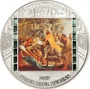 Cook Islands 20 Dollars Elizabeth II Christ's Entry into Jerusalem 2017  Proof MASTERPIECES OF ARTS 2017 PETER PAUL RUBENS coin reverse Cook Islands 20 Dollars Elizabeth II Christ's Entry into Jerusalem 2017  Proof MASTERPIECES OF ARTS 2017 PETER PAUL RUBENS coin reverse