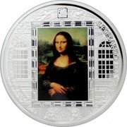Cook Islands 20 Dollars Elizabeth II Mona Lisa. Leonardo da Vinci 2016Â MASTERRIECES OF ART LEONARDO DA VINCI 2016 coin reverse Cook Islands 20 Dollars Elizabeth II Mona Lisa. Leonardo da Vinci 2016Â MASTERRIECES OF ART LEONARDO DA VINCI 2016 coin reverse