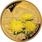 Cook Islands 20 Dollars Elizabeth II Nijubashi and Chrysanthemum 2019  Proof COMMEMORATING THE CORONATION OF THE EMPEROR .9999 coin reverse Cook Islands 20 Dollars Elizabeth II Nijubashi and Chrysanthemum 2019  Proof COMMEMORATING THE CORONATION OF THE EMPEROR .9999 coin reverse