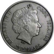 Cook Islands 20 Dollars St. Peter’s Basilica 2016 Antique Finish ELIZABETH II COOK ISLANDS IRB 20 DOLLARS coin obverse Cook Islands 20 Dollars St. Peter’s Basilica 2016 Antique Finish ELIZABETH II COOK ISLANDS IRB 20 DOLLARS coin obverse