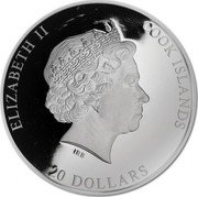 Cook Islands 20 Dollars Elizabeth II The Last Supper. 1/2 2018  Proof ELIZABETH II COOK ISLANDS IRB 20 DOLLARS coin obverse Cook Islands 20 Dollars Elizabeth II The Last Supper. 1/2 2018  Proof ELIZABETH II COOK ISLANDS IRB 20 DOLLARS coin obverse