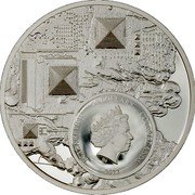 Cook Islands 20 Dollars (Legacy of the Pharoahs. Partially gilded) IRB ELIZABETH II 20 DOLLARS COOK ISLANDS 2022 coin obverse Cook Islands 20 Dollars (Legacy of the Pharoahs. Partially gilded) IRB ELIZABETH II 20 DOLLARS COOK ISLANDS 2022 coin obverse