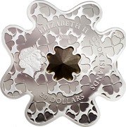 Cook Islands 20 Dollars (Lucky Shape) 2016 20 DOLLARS COOK ISLANDS ELIZABETH II IRB coin obverse Cook Islands 20 Dollars (Lucky Shape) 2016 20 DOLLARS COOK ISLANDS ELIZABETH II IRB coin obverse