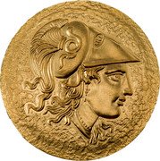 Cook Islands 5 Dollars Elizabeth II Alexander the Great 2022  Silk Finish  coin reverse Cook Islands 5 Dollars Elizabeth II Alexander the Great 2022  Silk Finish  coin reverse