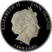 Cook Islands 5 Dollars Elizabeth II Spider-Man Homecoming 2017  Black Finish High Relief Proof ELIZABETH II COOK ISLANDS IRB 5 DOLLARS coin obverse Cook Islands 5 Dollars Elizabeth II Spider-Man Homecoming 2017  Black Finish High Relief Proof ELIZABETH II COOK ISLANDS IRB 5 DOLLARS coin obverse