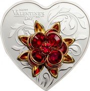 Cook Islands 5 Dollars Valentine's Day 2019  Proof HAPPY VALENTINE'S DAY 2019 coin reverse Cook Islands 5 Dollars Valentine's Day 2019  Proof HAPPY VALENTINE'S DAY 2019 coin reverse