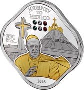 Cook Islands 5 Dollars (Journey to Mexico) NO ESTOY YO AQUI QUE SOY TU MADRE 2016 JOURNEY TO MEXICO coin reverse Cook Islands 5 Dollars (Journey to Mexico) NO ESTOY YO AQUI QUE SOY TU MADRE 2016 JOURNEY TO MEXICO coin reverse