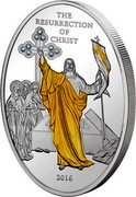 Cook Islands 5 Dollars (The Ressurection of Christ) THE RESURRECTION OF CHRIST 2016 coin reverse Cook Islands 5 Dollars (The Ressurection of Christ) THE RESURRECTION OF CHRIST 2016 coin reverse
