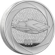 UK 5 Pounds (Wet Nellie) THE SPY WHO LOVED ME 007 coin reverse UK 5 Pounds (Wet Nellie) THE SPY WHO LOVED ME 007 coin reverse