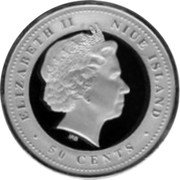 Niue 50 Cents Field Hockey ND Proof ELIZABETH II 50 CENTS NIUE ISLAND IRB coin obverse Niue 50 Cents Field Hockey ND Proof ELIZABETH II 50 CENTS NIUE ISLAND IRB coin obverse