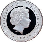Niue 50 Cents (Weightlifting) ELIZABETH II NIUE ISLAND IRB 50 CENTS coin obverse Niue 50 Cents (Weightlifting) ELIZABETH II NIUE ISLAND IRB 50 CENTS coin obverse