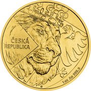 Niue 50 Dollars (Czech Lion. Charles III) ČESKÁ REPUBLIKA 1 OZ AU 999.9 coin reverse Niue 50 Dollars (Czech Lion. Charles III) ČESKÁ REPUBLIKA 1 OZ AU 999.9 coin reverse