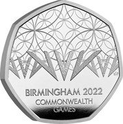 UK 50 Pence Commonwealth Games 2022  Proof N P BIRMINGHAM 2022 COMMONWEALTH GAMES coin reverse UK 50 Pence Commonwealth Games 2022  Proof N P BIRMINGHAM 2022 COMMONWEALTH GAMES coin reverse